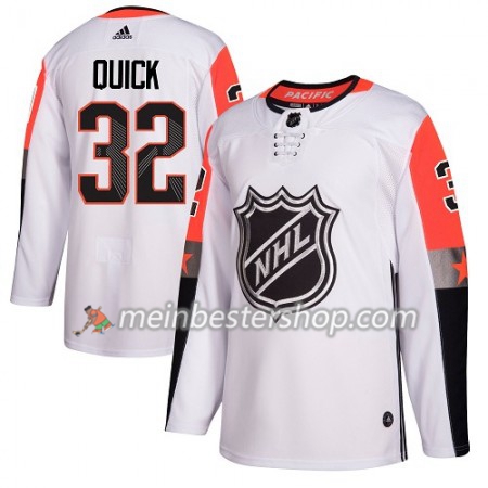 Los Angeles Kings Jonathan Quick 32 2018 NHL All-Star Pacific Division Adidas Weiß Trikot Authentic - Herren